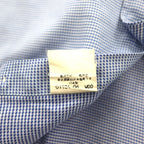 BURBERRY Made in Japan Dress Shirt, XL, Blue, Club Collection, Cuff Holes, Chest Pocket