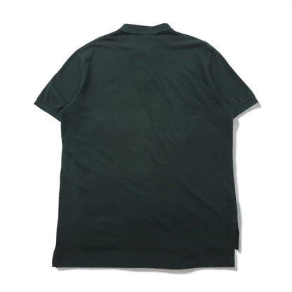 Polo by Ralph Lauren 90年代 ポロシャツ XL グリーン コットン 鹿の子 スモールポニー刺繍