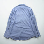BURBERRY Made in Japan Dress Shirt, XL, Blue, Club Collection, Cuff Holes, Chest Pocket