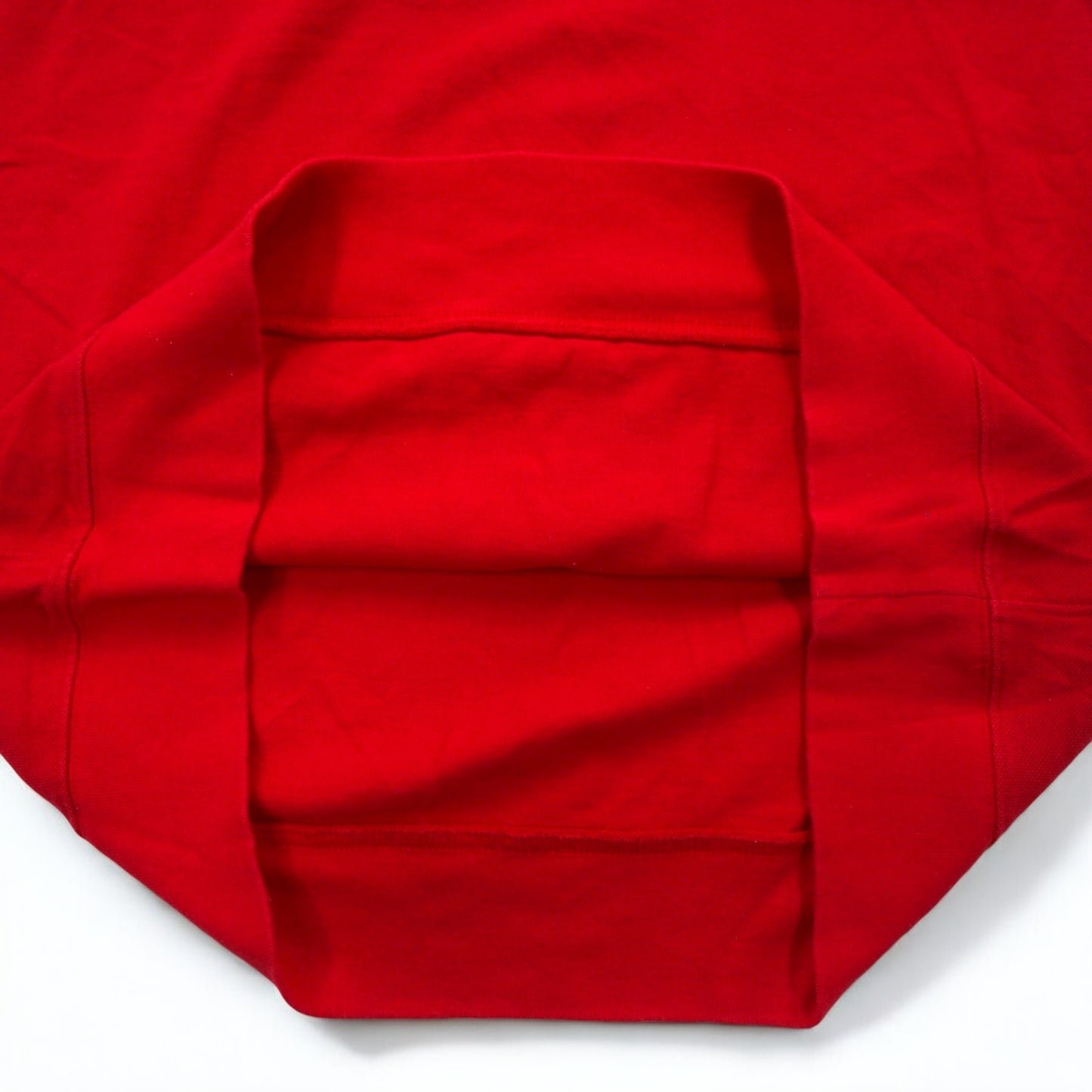 Polo by Ralph Lauren ビッグポニー刺繍 ハーフボタン パーカー S レッド コットン 鹿の子