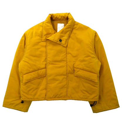 whowhat インサレーションジャケット M イエロー チベット ブルゾン TIBET BLOUSON ボックスシルエット 日本製