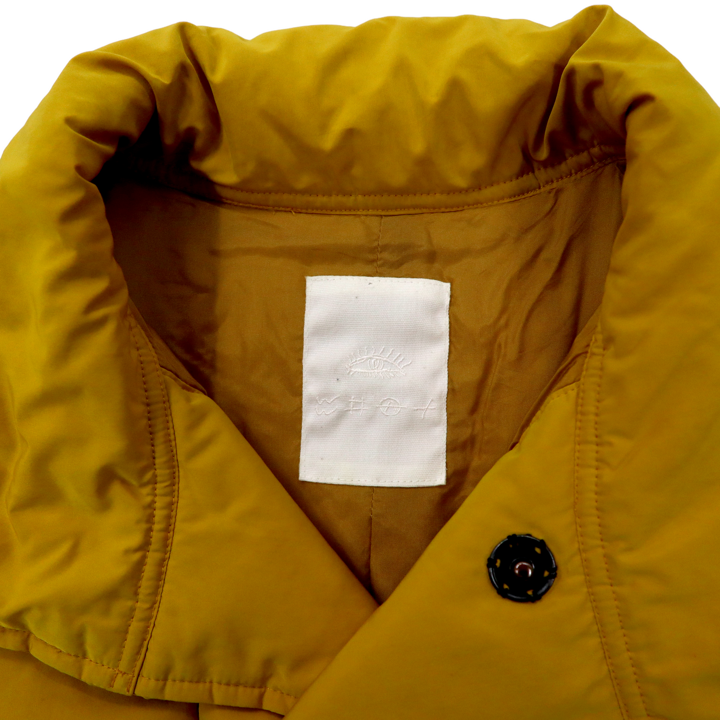 WHOWHAT PUFFER Jacket M Yellow TIBET BLOUSON Box Silhouette Japan