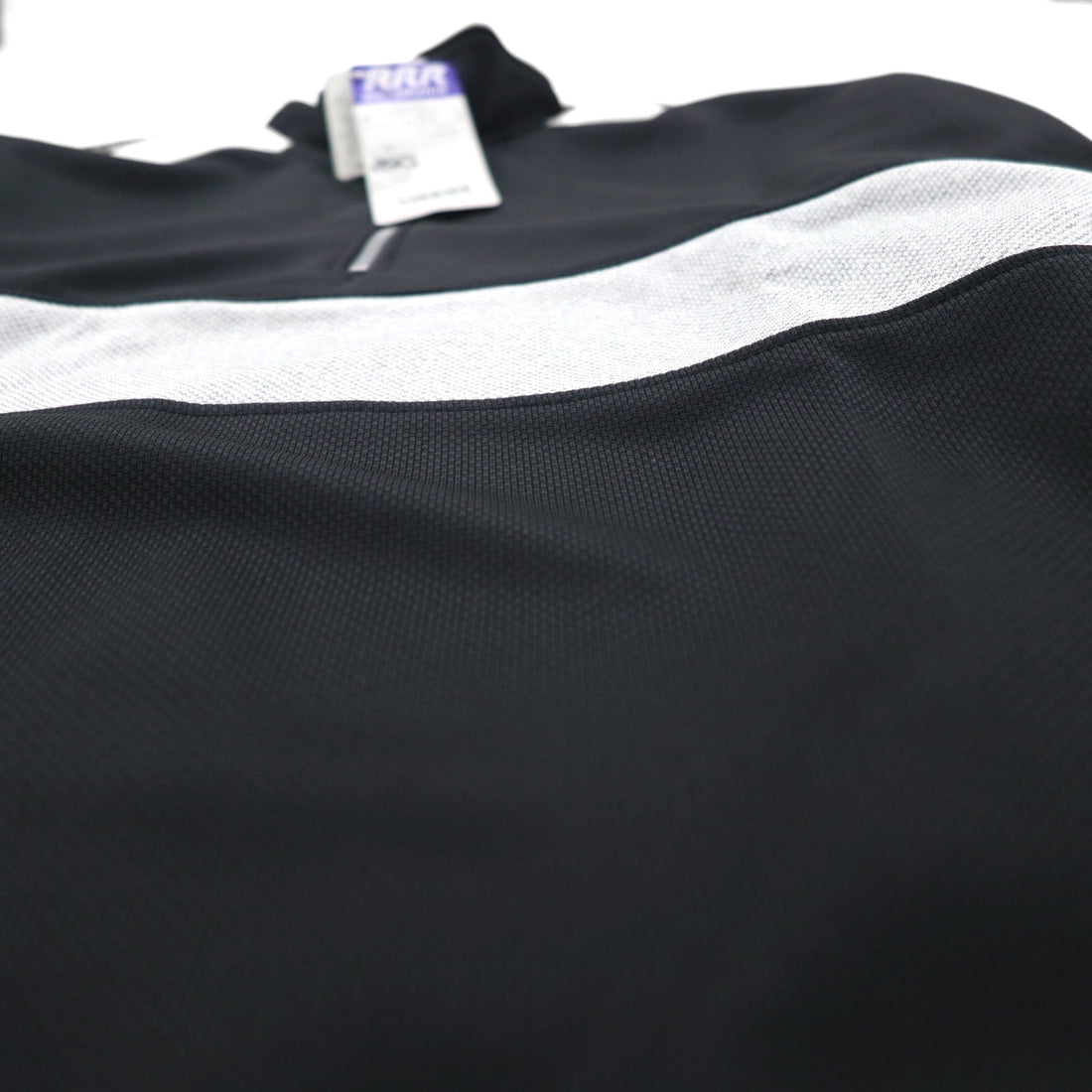 ASICS 90s Made in Japan Half-Zip Track Jacket, Size M, Monochrome, RRR RECORDER, Unused