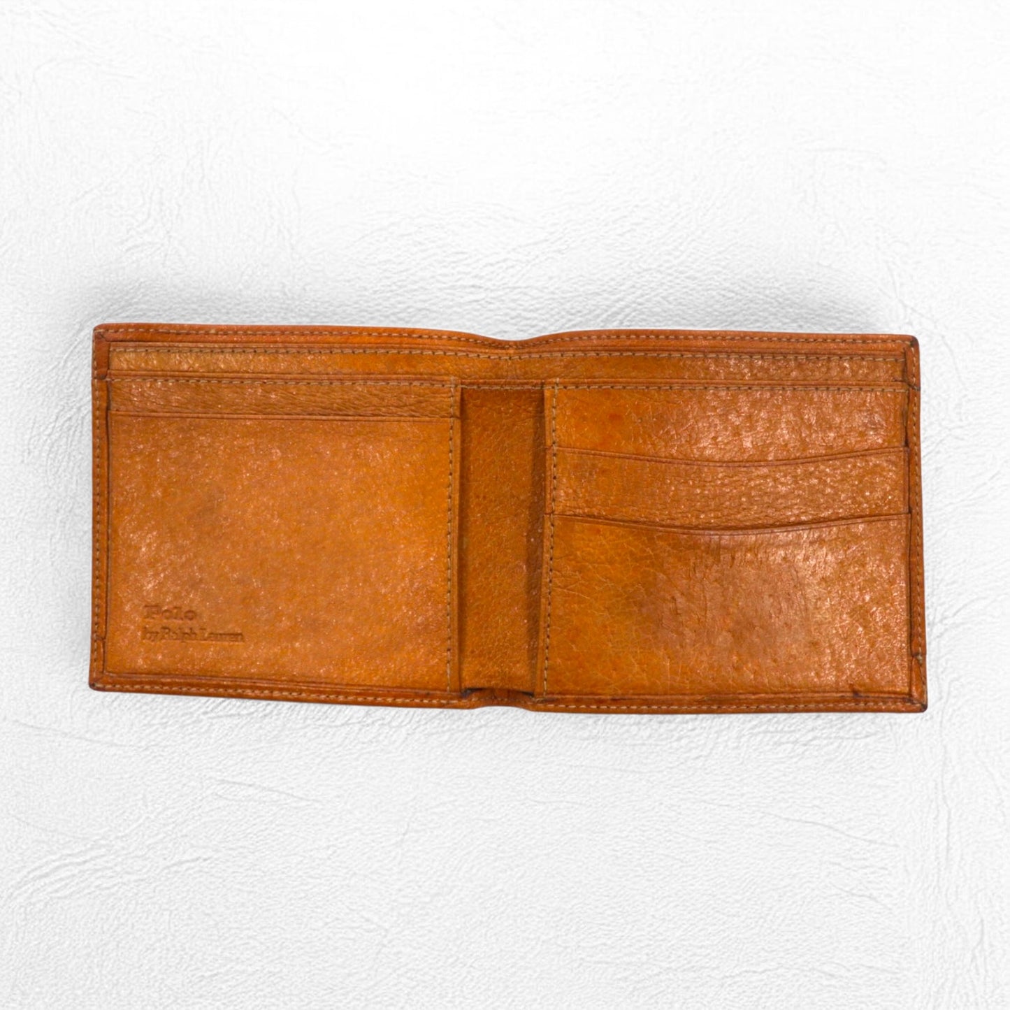 Polo by Ralph Lauren 2つ折り財布 カードケース レザー キャンバス 刺繡 オールオーバーポニー