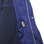FILA 90s Sailing Jacket XL Navy Polyester Drawcord Quilted Liner