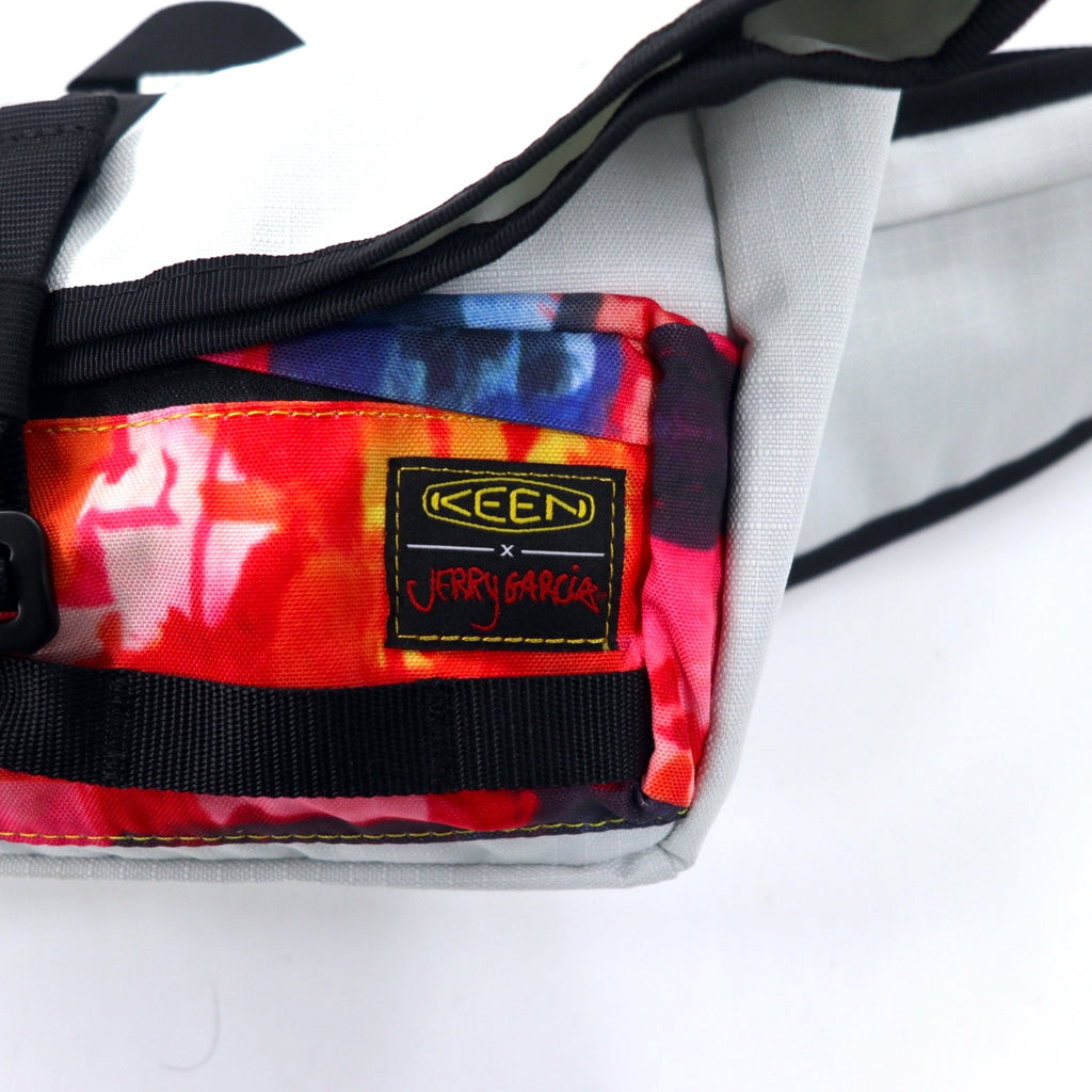 KEEN × JERRY GARCIA Hip Bag Body Bag White Polyester Ripstop Hook Strap