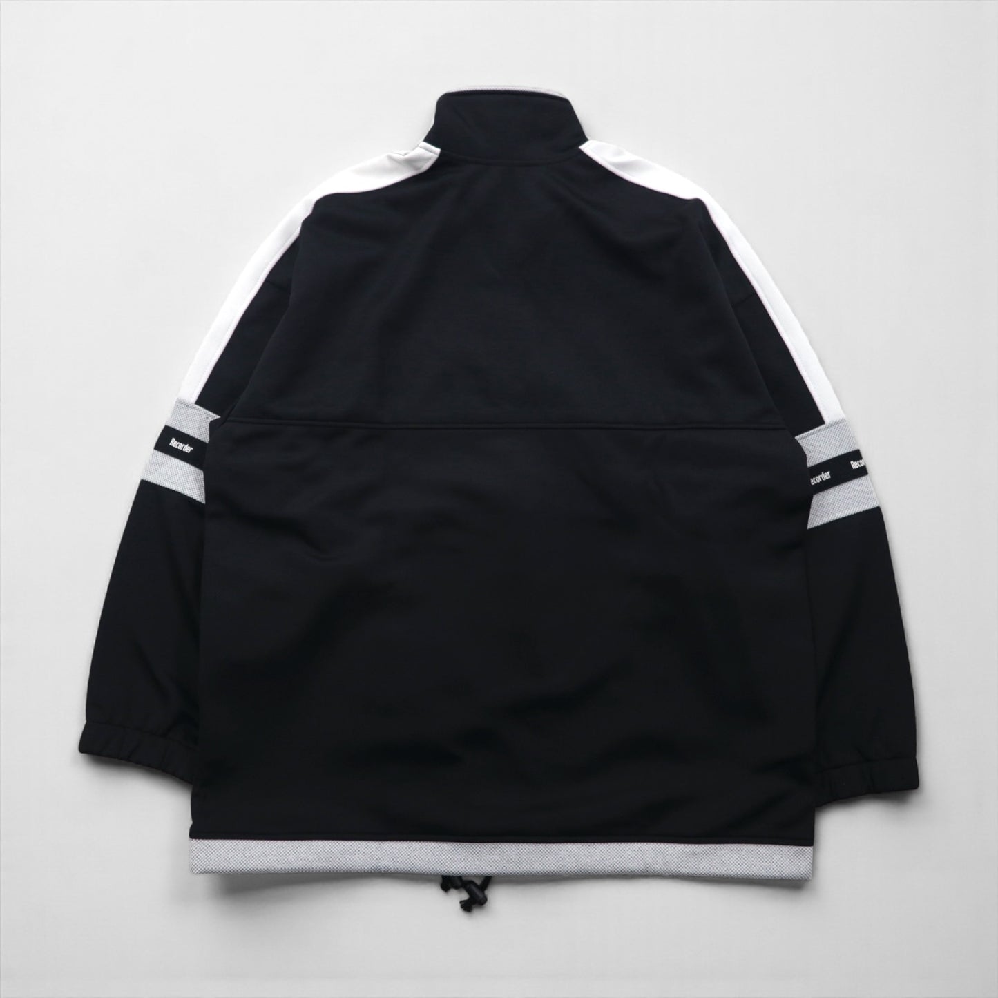 asics 90年代 日本製 ハーフジップ トラックジャケット ジャージ M モノトーン RRR RECORDER 未使用品