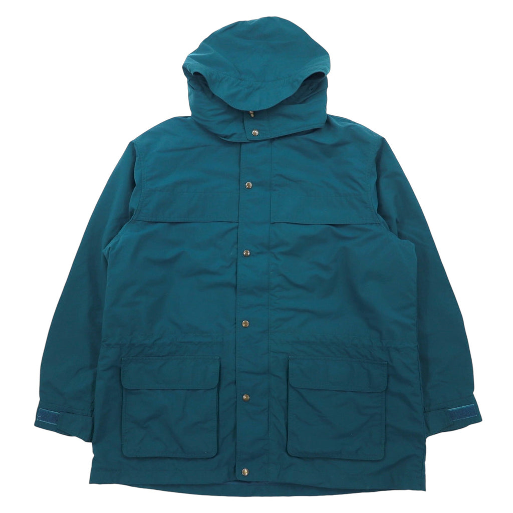 日本然リトテ-古着オンライン-Eddie Bauer 90年代 マウンテンパーカー XL グリーン ナイロン ブランケットライナー フード着脱式 ドローコード-Eddie Bauer 90's Mountain Hoodie XL Green Nylon Blanket Liner Hoodie detachable Drawcord