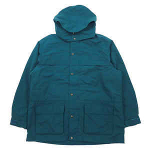 Eddie Bauer 90年代 マウンテンパーカー XL グリーン ナイロン ブランケットライナー フード着脱式 ドローコード