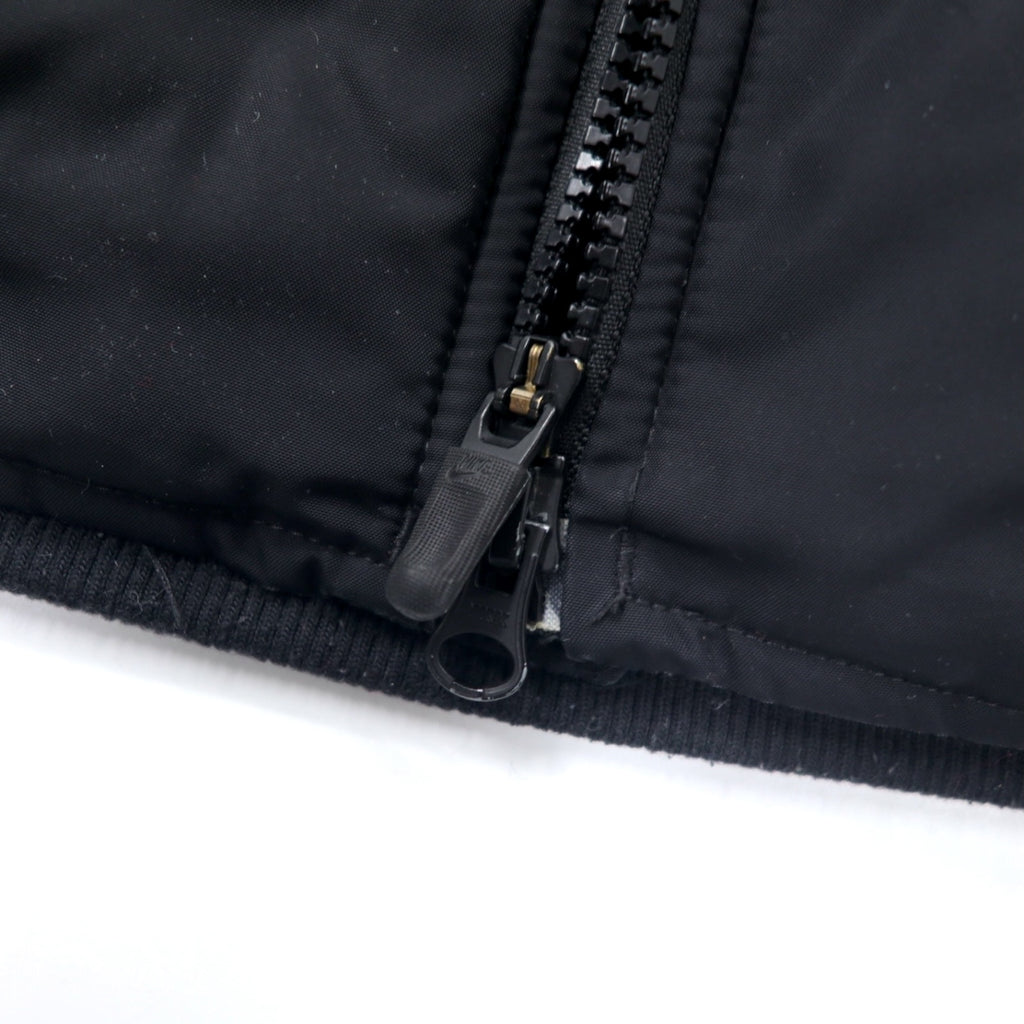 NIKE Downtown 550 Hoodie Down Jacket M Black Polyester Detachable Hood Double Zip Downtown 550 Hooded Down Fill Parka Jacket 678271-010