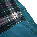 Eddie Bauer 90s Mountain Parka, XL, Green, Nylon, Blanket Liner, Detachable Hood, Drawcord