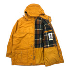 Eddie Bauer 80s Mountain Parka XL Beige Polyester Cotton 65/35 Cross Blanket Liner Detachable Hood Drawcord Wool Lined Mountain Parka