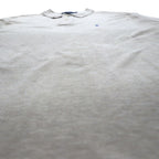 Polo Ralph Lauren 90s Long Sleeve Rugby Shirt, Beige, Pique, Small Pony Embroidery, Size XL