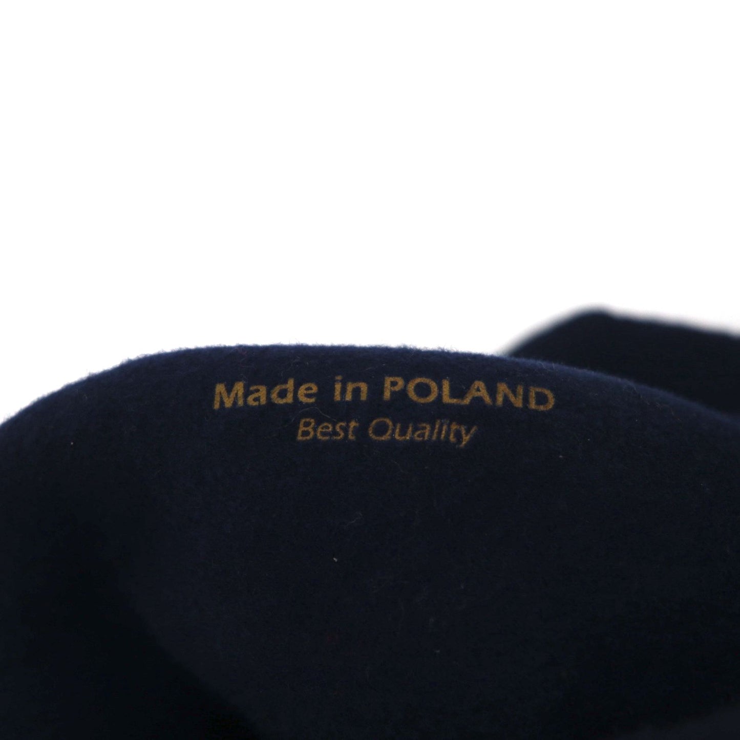 KAPITAL WAPI SABI えんぴつ付きバッチ フェルト チューリップ ハット FREE ネイビー ポーランド製