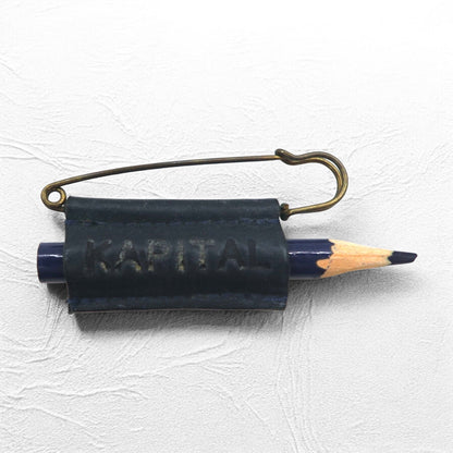 KAPITAL WAPI SABI えんぴつ付きバッチ フェルト チューリップ ハット FREE ネイビー ポーランド製