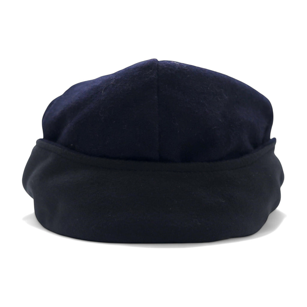 Bugatti hunting cap with earmuffs and earflaps, made in Germany, 61cm, navy, wool, cashmere blend, WINDSTOPPER WINDPROOF
