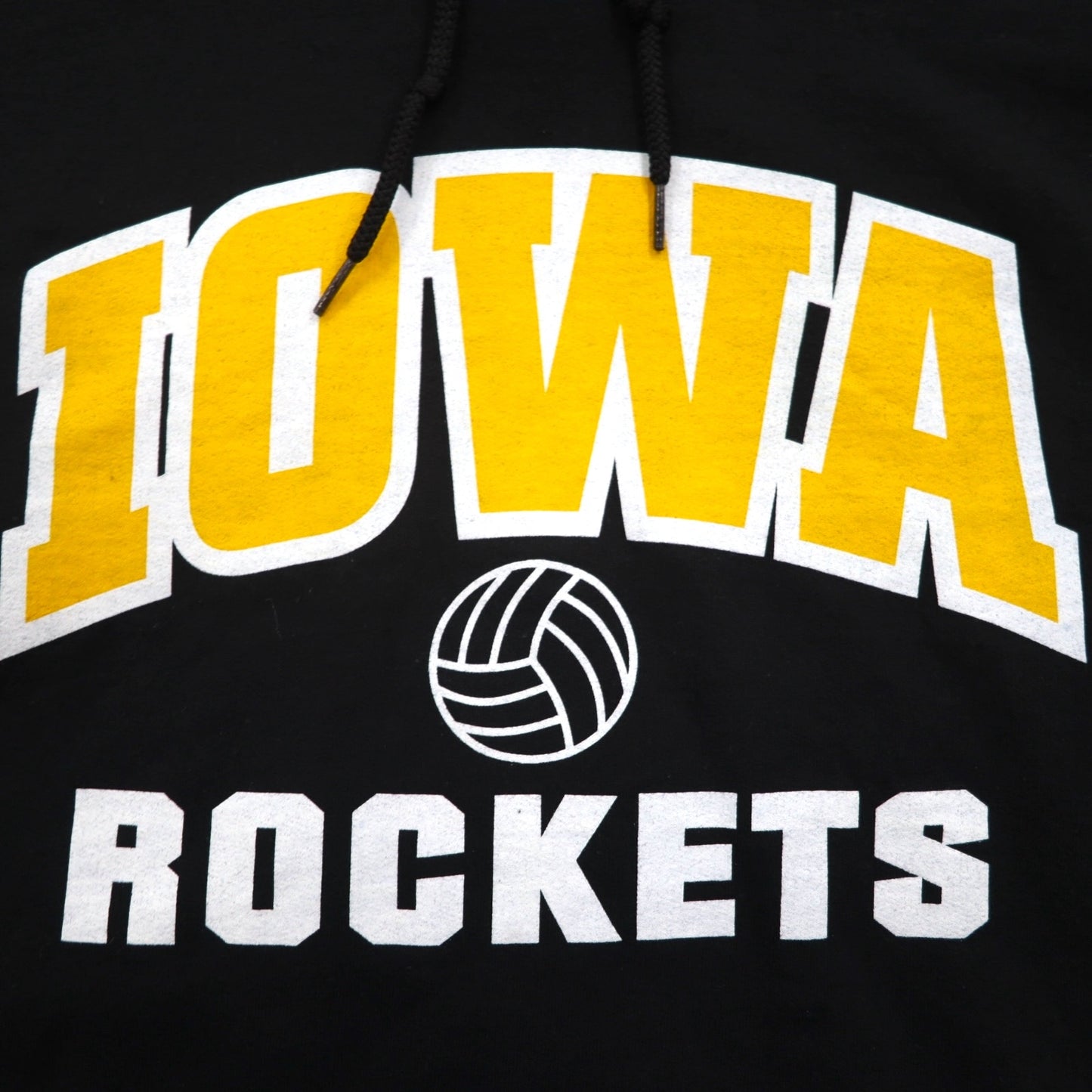 GILDAN Heavy Blend ビッグサイズ カレッジプリント プルオーバー パーカー 2XL ブラック IOWA ROCKETS