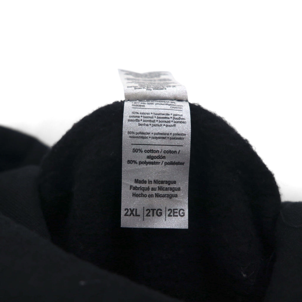 GILDAN Heavy Blend ビッグサイズ カレッジプリント プルオーバー パーカー 2XL ブラック IOWA ROCKETS