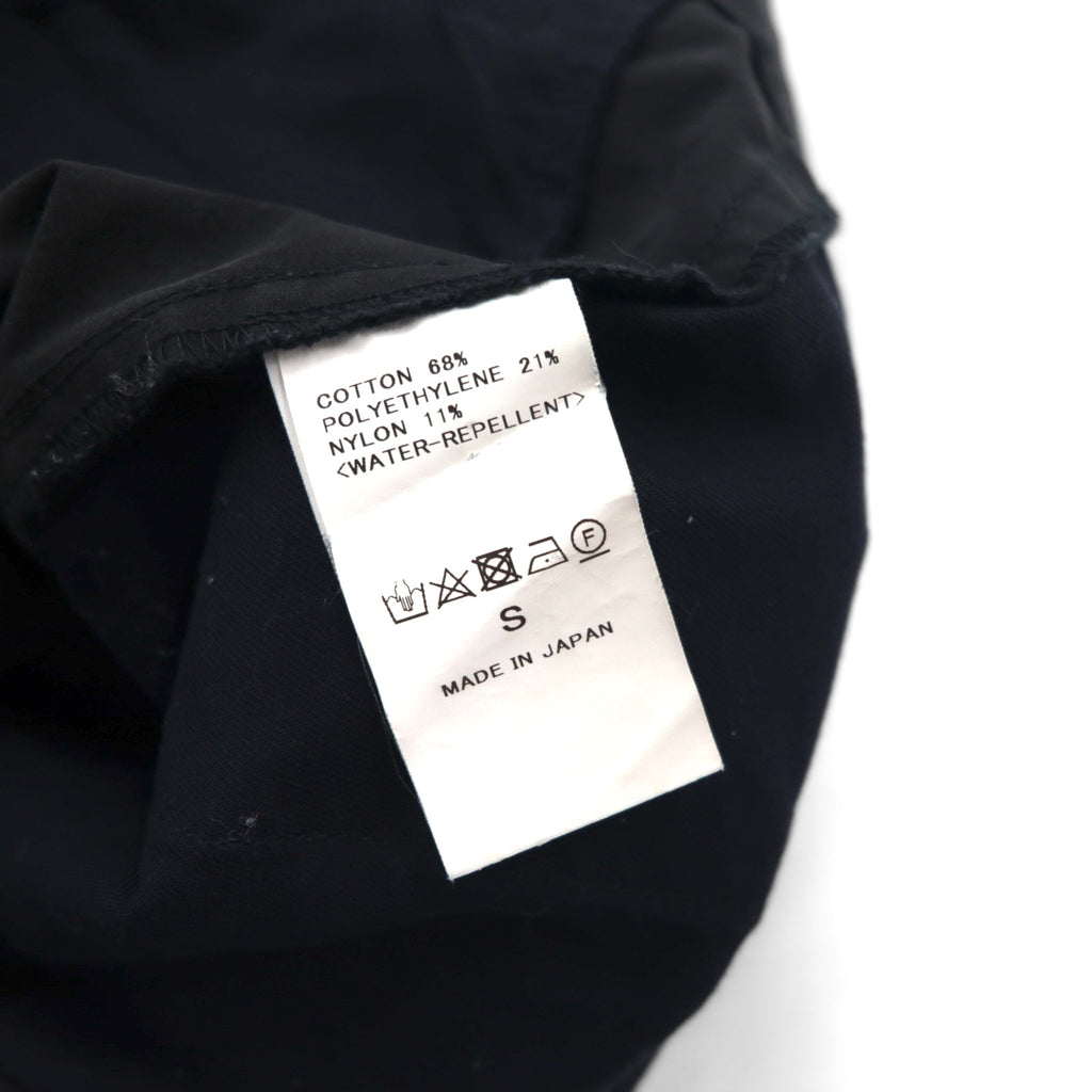 WhoWhat Wide Cargo Pants, Size S, Black, Cotton and Polyester, Water-Repellent, WH-2102-P1, Made in Japan