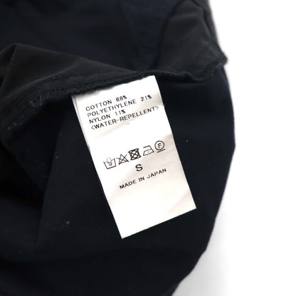whowhat ワイド カーゴパンツ S ブラック コットン ポリエステル 撥水 WH-2102-P1 日本製