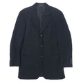 日本然リトテ-古着オンライン-HUGO BOSS USA製 3B テーラードジャケット 40L ブラック ウール EINSTEIN-HUGO BOSS USA Made 3B Tailored Jacket 40L Black Wool EINSTEIN