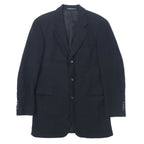 日本然リトテ-古着オンライン-HUGO BOSS USA製 3B テーラードジャケット 40L ブラック ウール EINSTEIN-HUGO BOSS USA Made 3B Tailored Jacket 40L Black Wool EINSTEIN