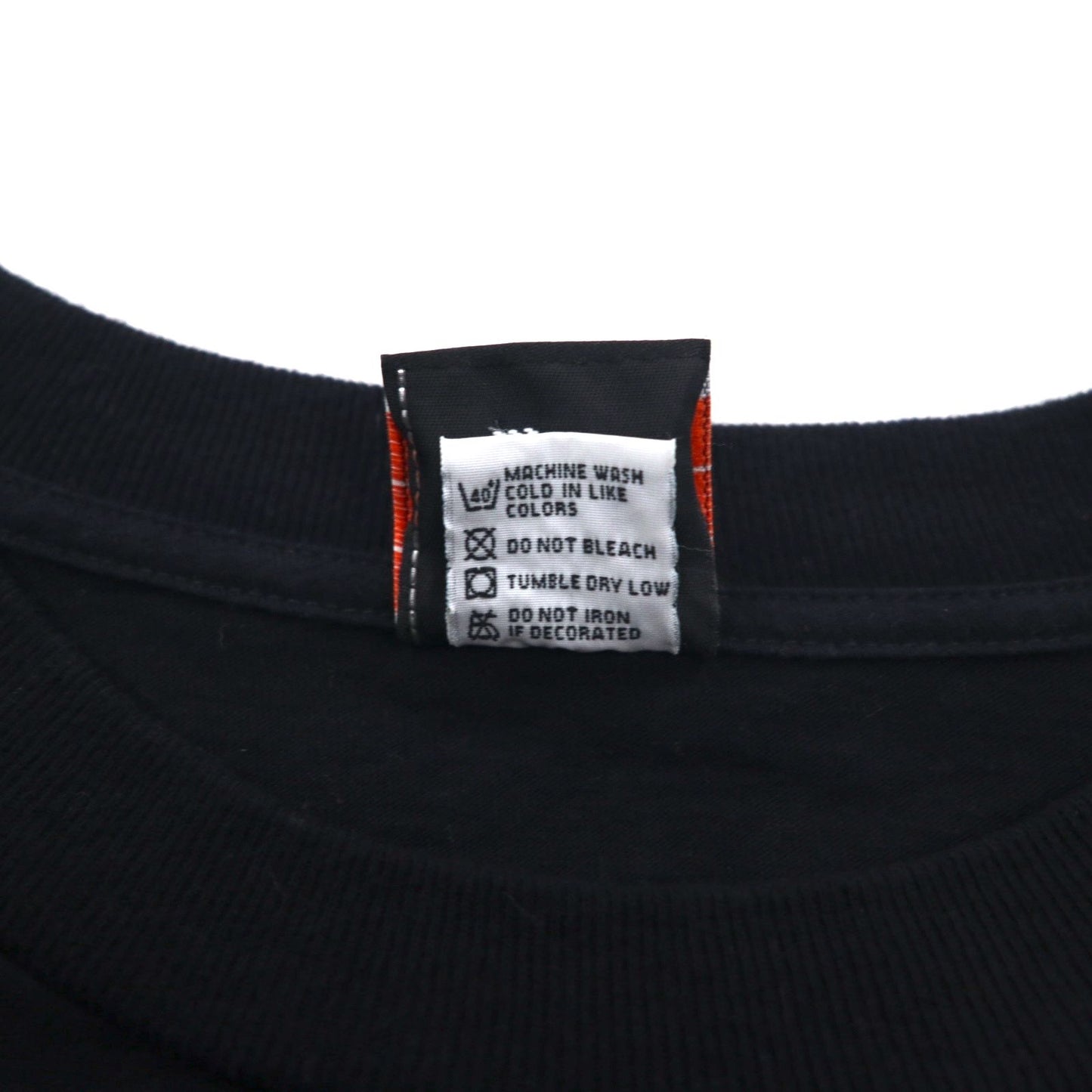 HARLEY DAVIDSON 00s Made in USA Fire Pattern Skull Print T-Shirt 2XL Black Cotton ST LOUIS MO