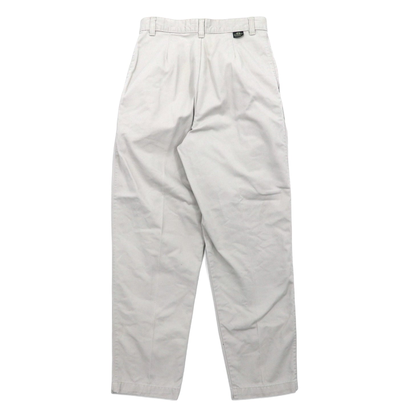 Lee CASUALS 90年代 タック ワイド テーパード チノパンツ M ベージュ コットン WRINKLE FREE メキシコ製