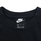 NIKE Cropped Sweatshirt M Black Fleece SWOOSH BB CREW FLEECE BV3934-011