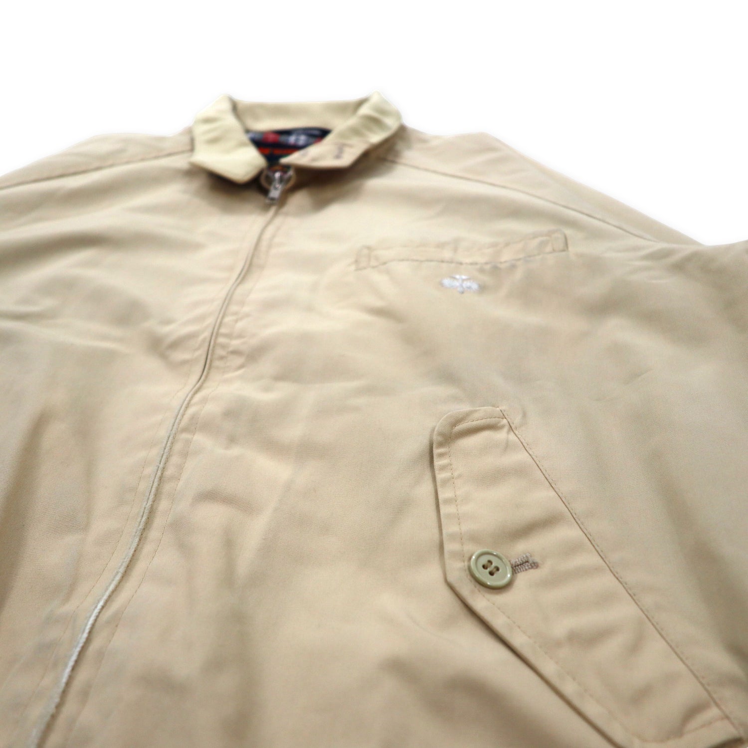 McGREGOR 90's Swing Top Dorizler Jacket L Beige Lining CHECKED 