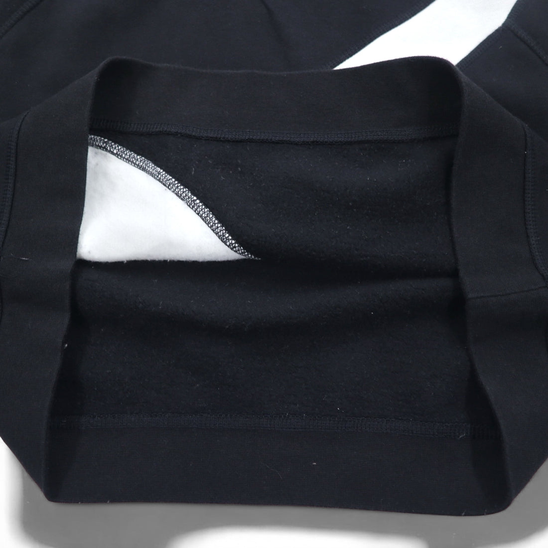 NIKE Cropped Sweatshirt M Black Fleece SWOOSH BB CREW FLEECE BV3934-011
