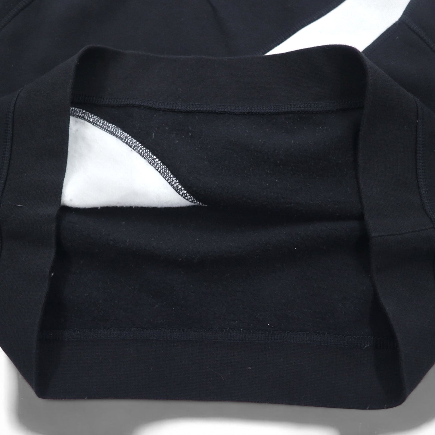 NIKE クロップド スウェット M ブラック 裏起毛 SWOOSH BB CREW FLEECE BV3934-011