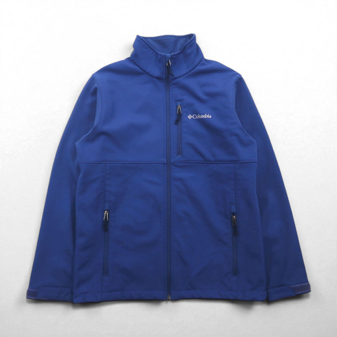 Columbia Ascender Softshell Fleece Jacket, Size M, Navy, Zip Pocket, WM6044