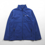 Columbia Ascender Softshell Fleece Jacket, Size M, Navy, Zip Pocket, WM6044