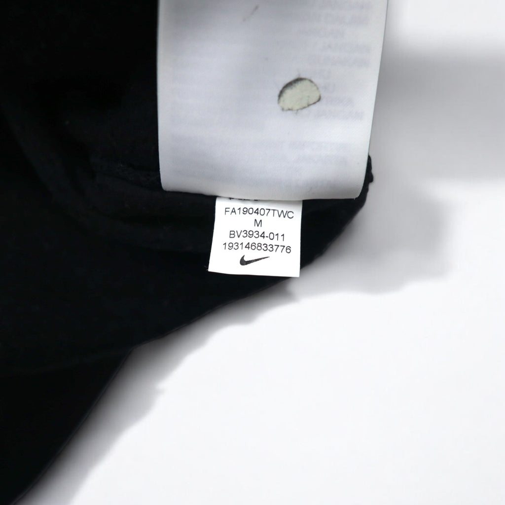 NIKE Cropped Sweatshirt M Black Fleece SWOOSH BB CREW FLEECE BV3934-011