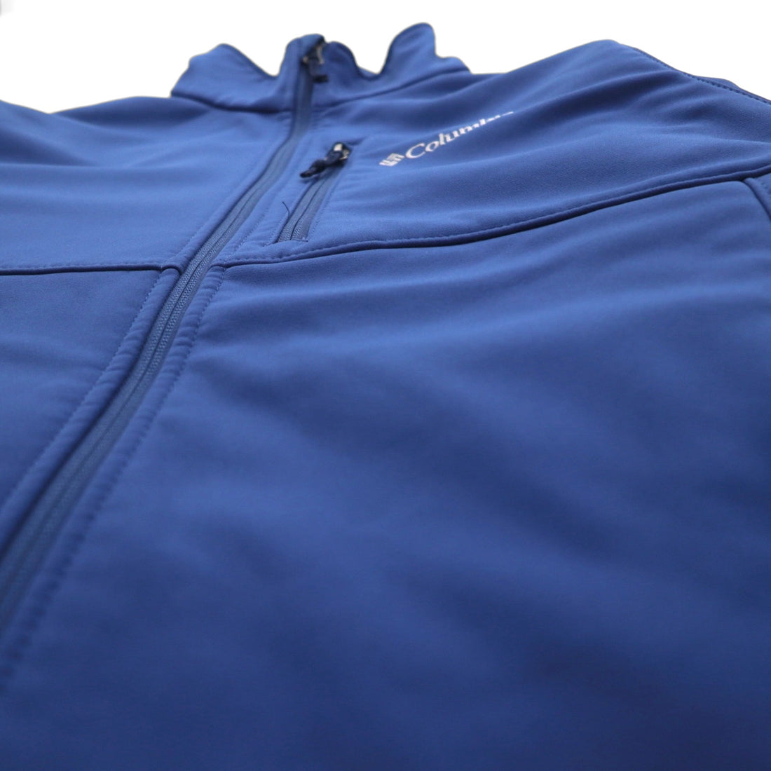 Columbia Ascender Softshell Fleece Jacket, Size M, Navy, Zip Pocket, WM6044
