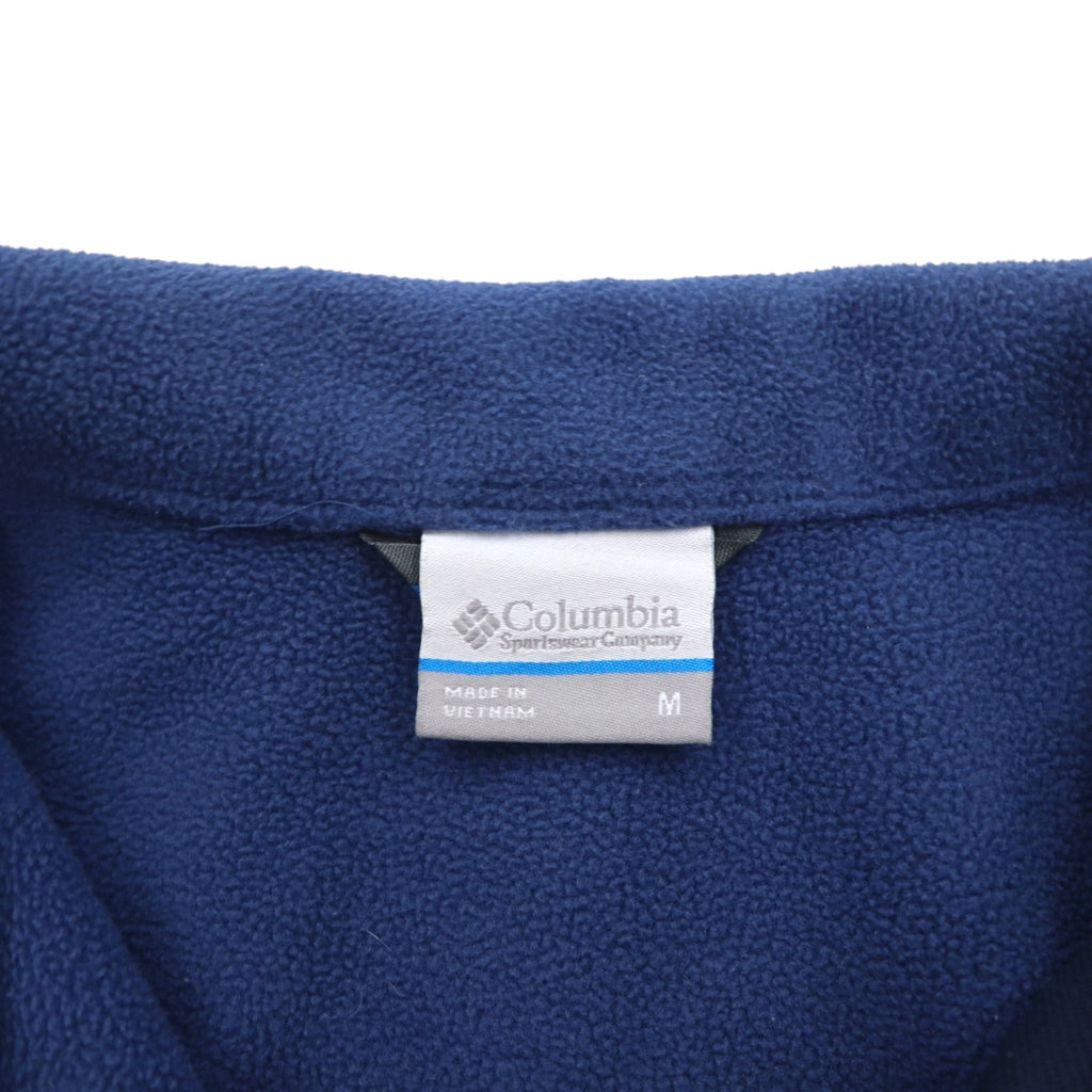 Columbia Ascender Softshell Fleece Jacket, Size M, Navy, Zip Pocket, WM6044