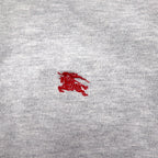 BURBERRY BRIT Current Tag Polo Shirt, Size 2XL, Gray Cotton, Pique, Single Logo Embroidery
