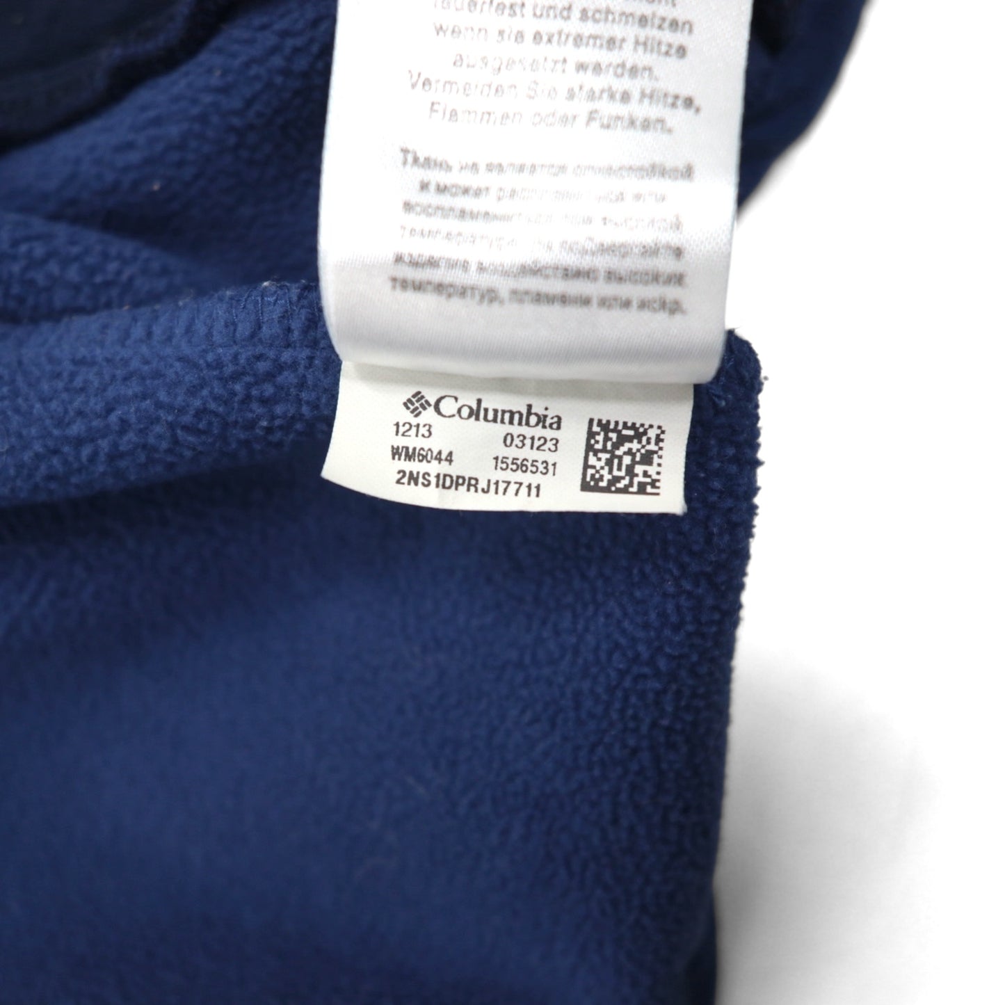 Columbia Ascender Softshell Fleece Jacket, Size M, Navy, Zip Pocket, WM6044