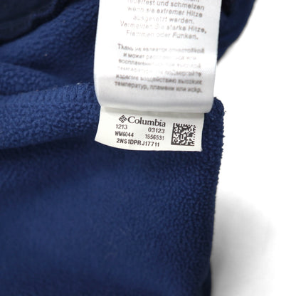 Columbia Ascender Softshell Fleece Jacket, Size M, Navy, Zip Pocket, WM6044