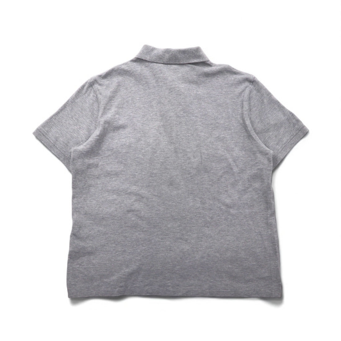 BURBERRY BRIT Current Tag Polo Shirt, Size 2XL, Gray Cotton, Pique, Single Logo Embroidery