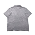 BURBERRY BRIT Current Tag Polo Shirt, Size 2XL, Gray Cotton, Pique, Single Logo Embroidery
