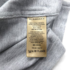 BURBERRY BRIT Current Tag Polo Shirt, Size 2XL, Gray Cotton, Pique, Single Logo Embroidery
