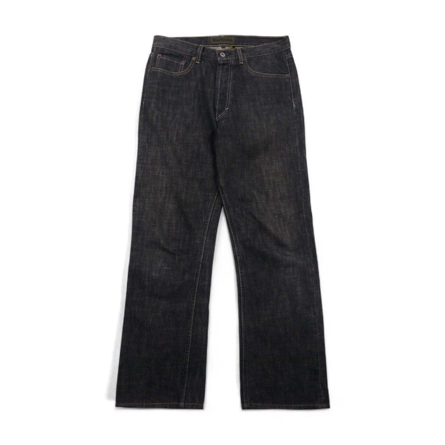 Old Stussy USA製 ブラック ストレートデニム 34 Old Stussy USA製 ブラック ストレートデニム 34 Old Stussy USA製