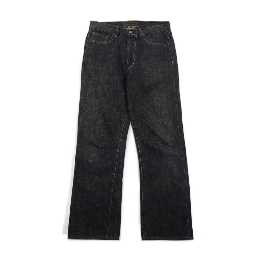 Stussy -dm 90s Made in USA Old Stussy Straight Denim Pants, Size M, Gray, Cotton