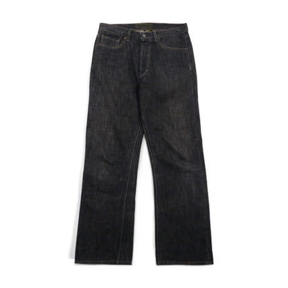 Stussy -dm 90s Made in USA Old Stussy Straight Denim Pants, Size M, Gray, Cotton