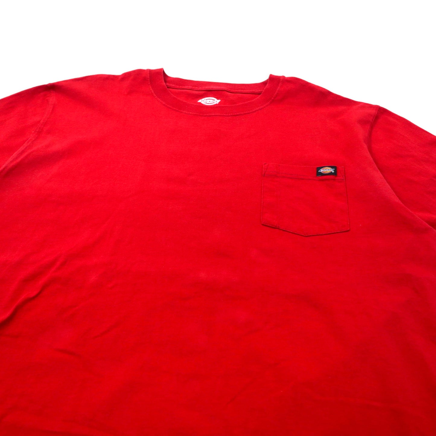 Dickies ポケットTシャツ 2XLT レッド コットン ビッグサイズ メキシコ製