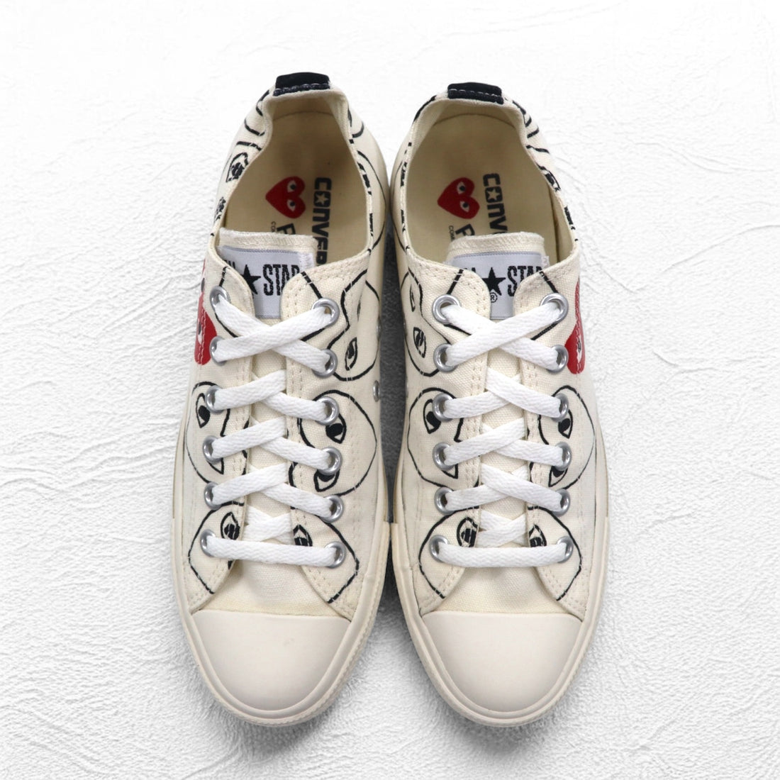 CONVERSE × PLAY COMME des GARCONS チャックテイラー CT70 Chuck Taylor All Star 70 Low ハート スニーカー 25cm キャンバス 1CL705