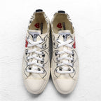 CONVERSE × PLAY COMME des GARCONS チャックテイラー CT70 Chuck Taylor All Star 70 Low ハート スニーカー 25cm キャンバス 1CL705