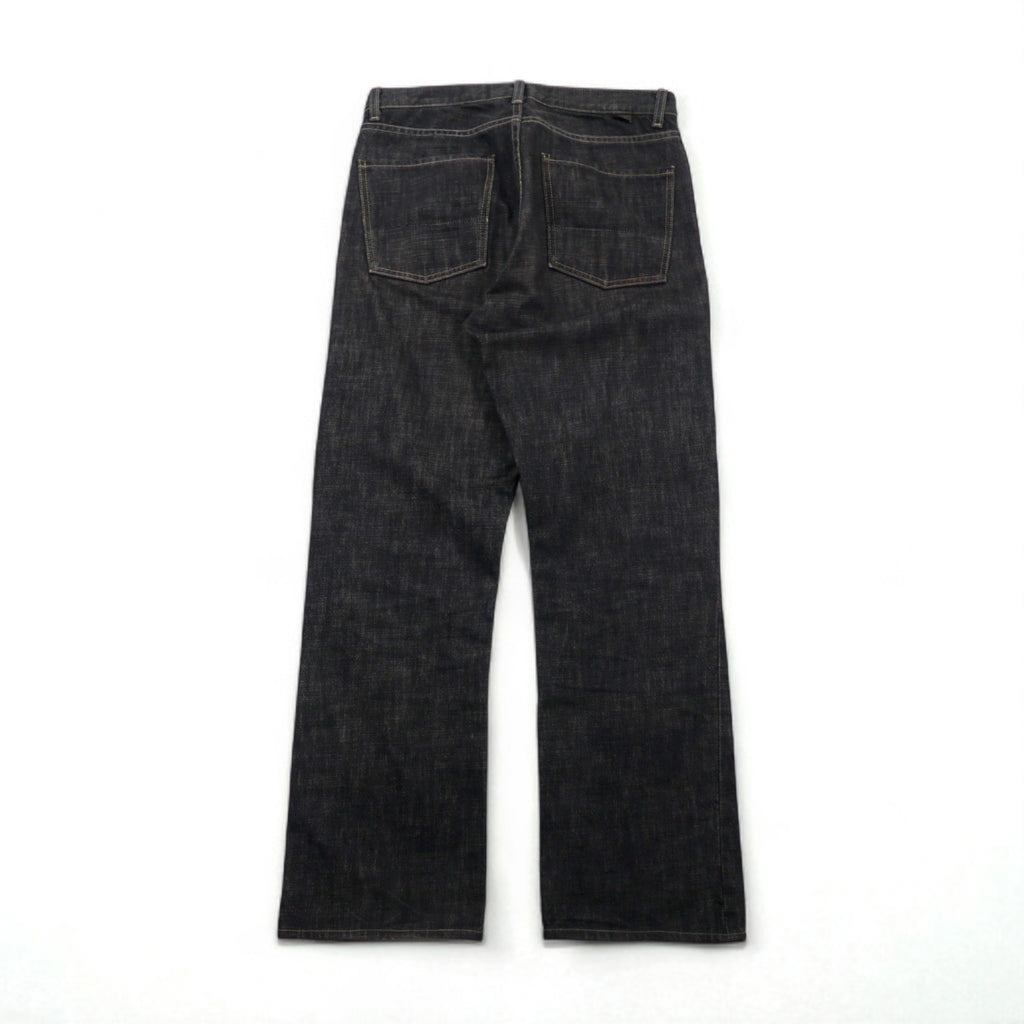 Stussy -dm 90s Made in USA Old Stussy Straight Denim Pants, Size M, Gray, Cotton